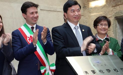 L’assessora Giachi all’inaugurazione delle attività dell’Istituto Confucio