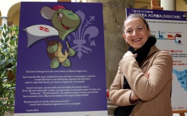 Festival dei Bambini-Nuovi Mondi, nel chiostro dell’ex Magistero le famiglie hanno assaggiato alcuni piatti che compongono il menù delle mense scolastiche comunali