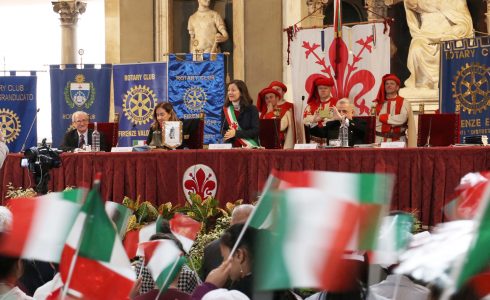 Celebrata in Palazzo Vecchio la Festa della Bandiera