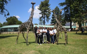 Nel parco del Meyer arriva una famiglia di giraffe