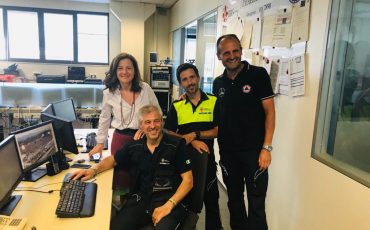 Visita alla sede della protezione civile