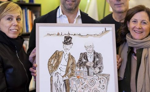 Un quadro per celebrare i 100 anni del cocktail Negroni
