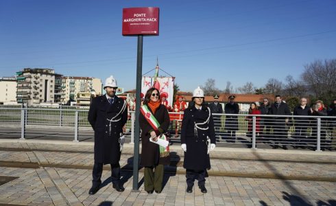 Viadotto della tramvia in memoria di Margherita Hack