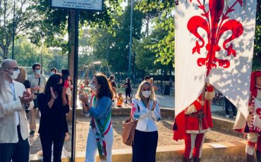 L’area giochi di viale Tanini dedicata alla piccola Sofia